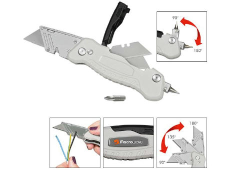 Trapezklingen-Klappmesser "Solid Screw Cut"