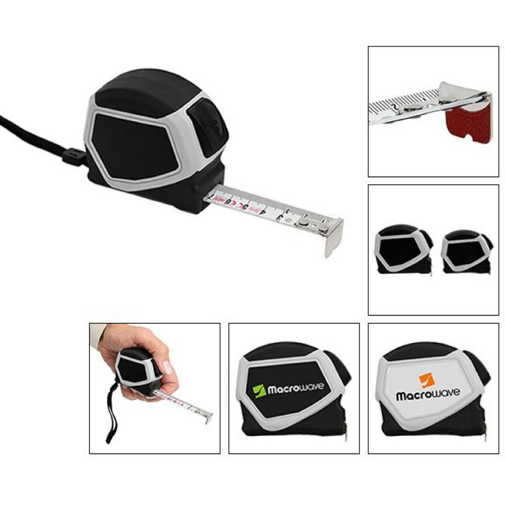 Automatik-Bandmaß mit Grip-Haken "Spike Tape 3 M"