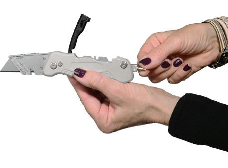 Trapezklingen-Klappmesser "Solid Screw Cut"