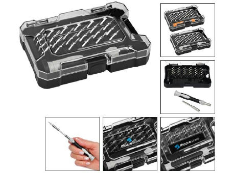 Feinbit-Set "Forte Precision 26 HC grau"