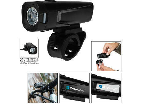 Aufladbare LED Fahrrad-Leuchte "Bike Light"