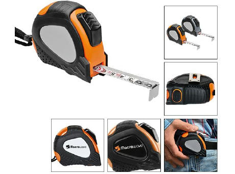 Automatik-Bandmaß "Power Tape 5 M orange"