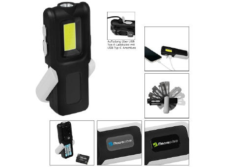 Aufladbare LED Leuchte mit Dualbetrieb "Hybrid Power Light 500 L"