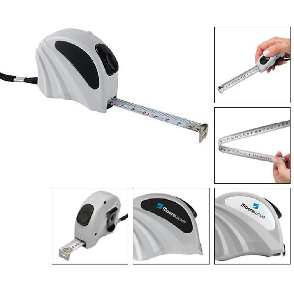 Automatik-Bandmaß "Metis 3 M grau"