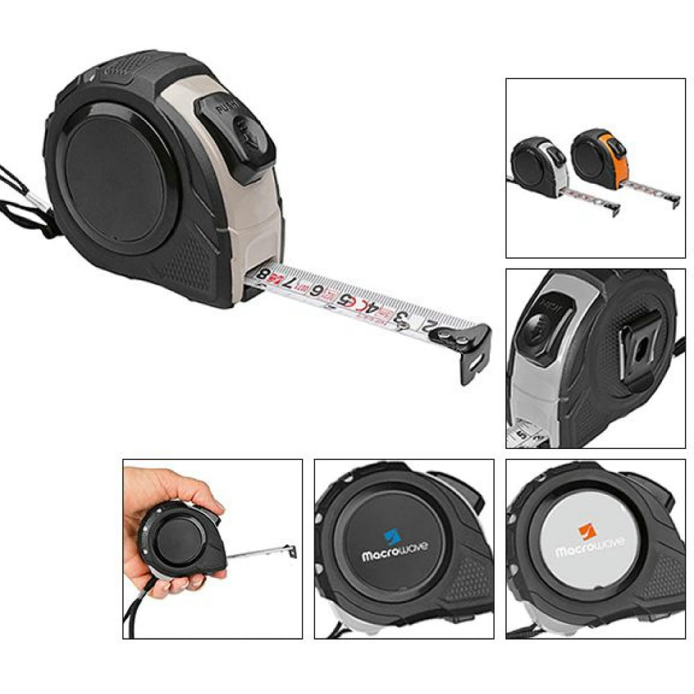 Automatik-Bandmaß "Master Tape 5 M grau"