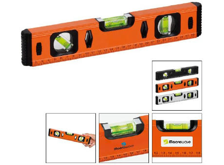 Aluminium-Wasserwaage "Profi Level 300 orange"