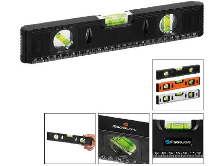 Aluminium-Wasserwaage "Profi Level 300 schwarz"