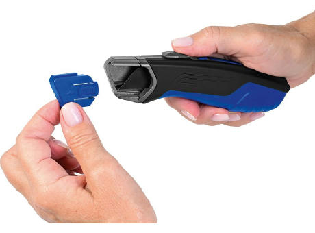 Sicherheitsmesser "Protect Cut HP blau"