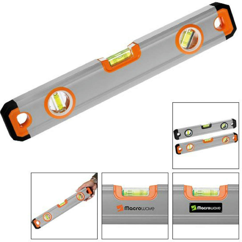 Aluminium-Wasserwaage "Solid Alu Level 400 orange"