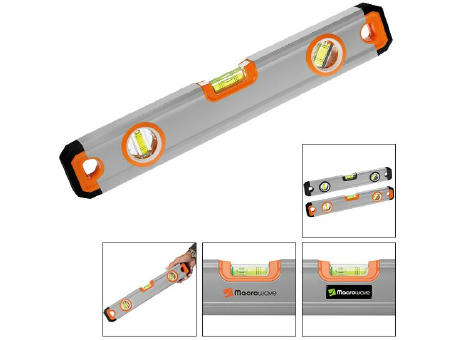 Aluminium-Wasserwaage "Solid Alu Level 400 orange"