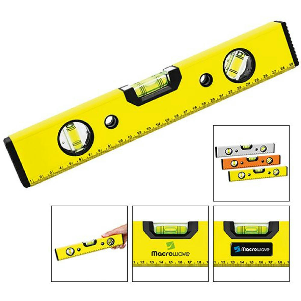 Aluminium-Wasserwaage "Grade Level 300 gelb"