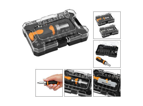 Bit-Set "Forte Pocket Driver 27 HC orange"