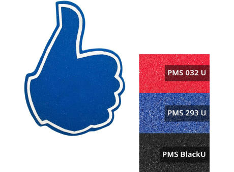 Winkehand Cartoon Thumb, 2-Seitig