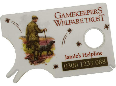 Zeckenentfernerkarte Bully