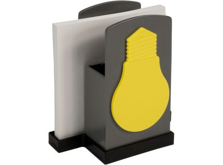 Köcher- Zettelbox mit Glühbirnensymbol IDEEN-REICH