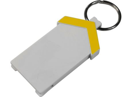 Schlüsselanhänger in Hausform mit Chip DOPPELHAUS