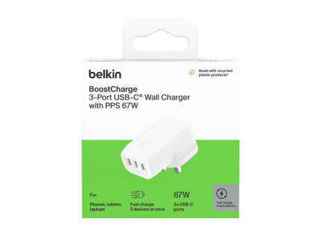 Belkin BoostCharge 3-Port Wall Charger EU