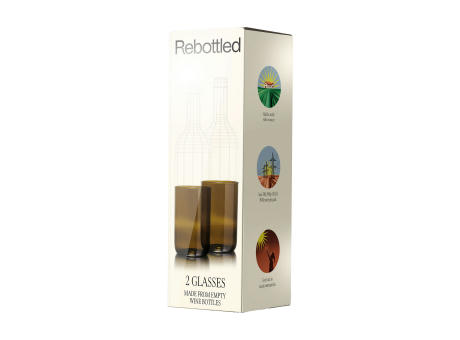 Rebottled® Tumbler 2-pack Trinkgläsern