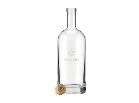 Helsinki Water Bottle Wooden Cork Stopper 1L