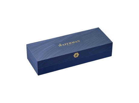 Waterman Hémisphère Kugelschreiber Silber-blau