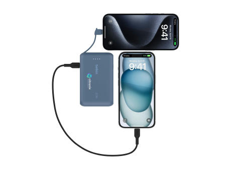 Belkin BoostCharge PowerBank 10K Integriertes Kabel