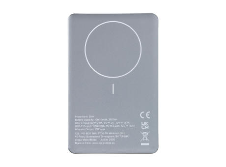 Wireless RCS Recycled Alu Magsafe Powerbank 10000