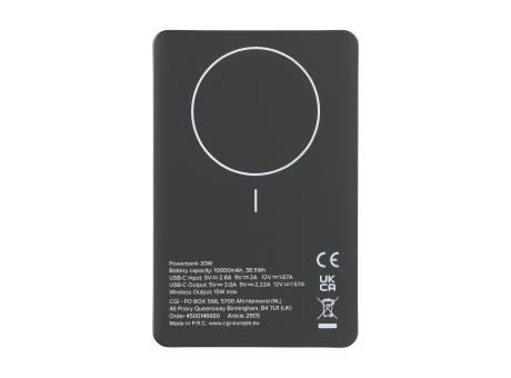 Wireless RCS Recycled Alu Magsafe Powerbank 10000