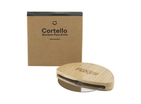 Cortello Bamboo Pizza Cutter Pizzamesser