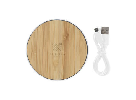 Bamboo 10W Wireless Charger Schnelladegerät