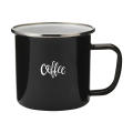 Retro Silver Emaille Tasse 350 ml