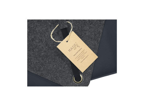 Recycled Felt & Apple Leather Laptop Sleeve 15/16"
