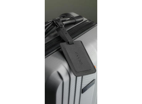 Recycled Leather Luggage Tag Gepäckanhänger