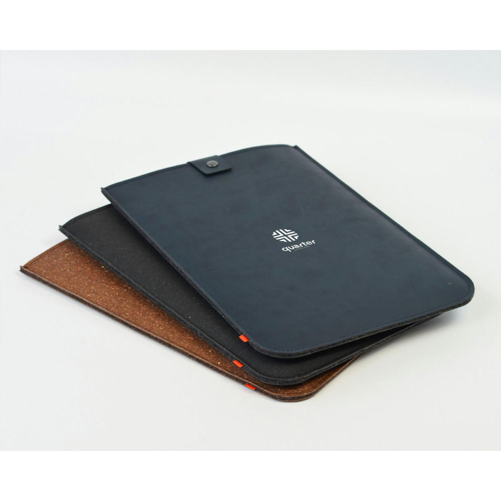 Recycled Leather Laptop Sleeve 16"