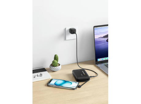 Belkin BoostCharge PowerBank 10K Integriertes Kabel