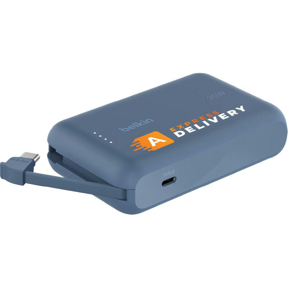 Belkin BoostCharge PowerBank 10K Integriertes Kabel
