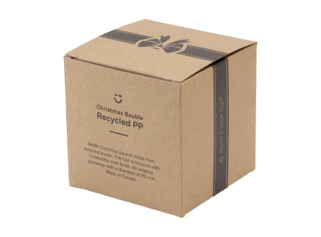 Weihnachtskugel Ø7cm Recycled PP Box - Made in Europe