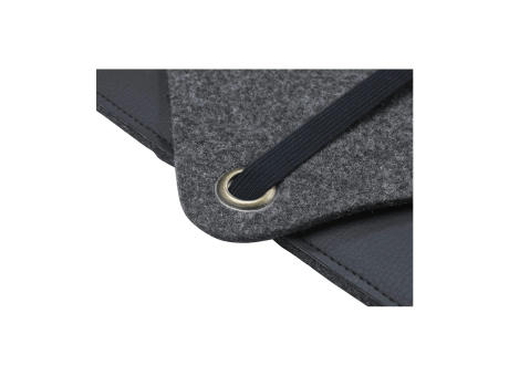 Recycled Felt & Apple Leather Laptop Sleeve 14"
