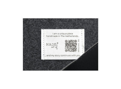 Recycled Felt & Apple Leather Laptop Sleeve 14"