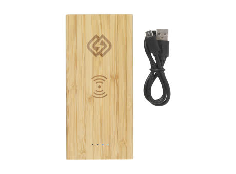 Bamboo 8000 Wireless Powerbank kabelloses Ladegerät