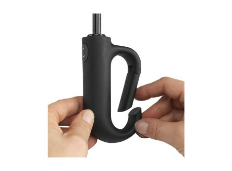 Carabiner RCS RPET faltbarer Regenschirm 21 inch