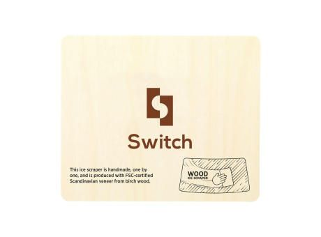 Wood Ice Scraper Eiskratzer