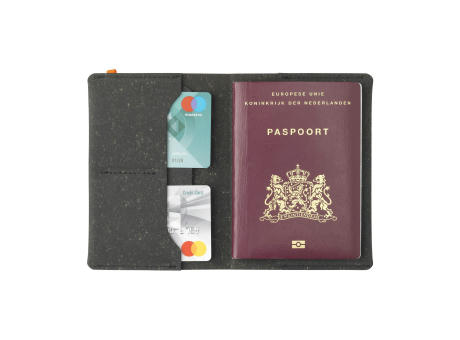 Recycled Leather Passport Holder Passhülle