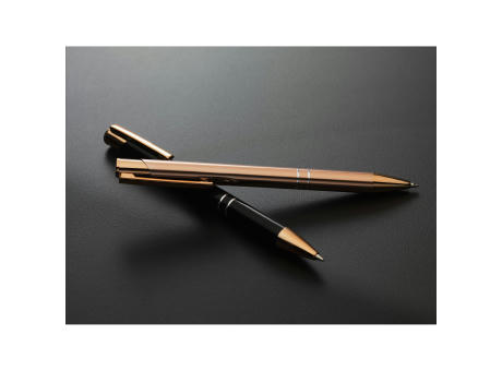 Ebony RCS Recycled Alu Rose Gold Kugelschreiber