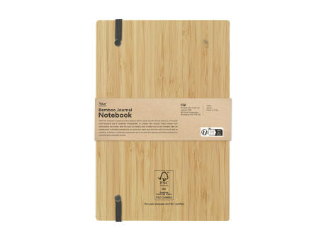 Bamboo Journal Naked Spine Notebook A5 Notizbuch