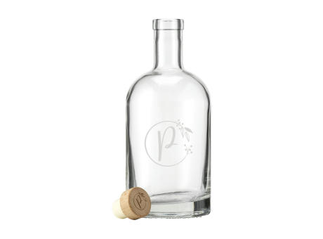 Helsinki Water Bottle Wooden Cork Stopper 700 ml