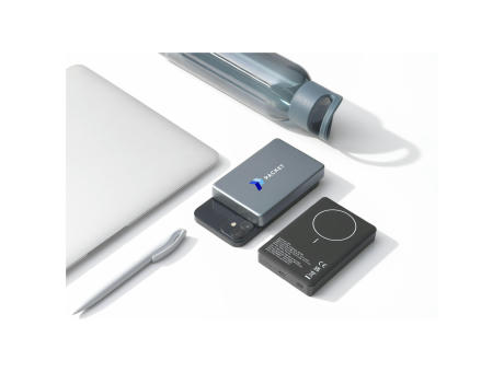 Wireless RCS Recycled Alu Magsafe Powerbank 10000