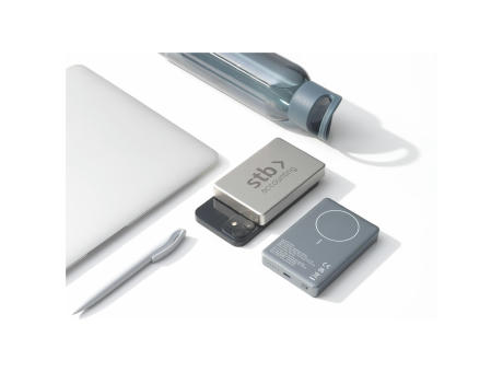 Wireless RCS Recycled Alu Magsafe Powerbank 10000