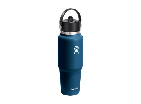 Hydro Flask Wide Mouth Travel Bottle with Flex Straw Cap 946 ml Wasserflasche