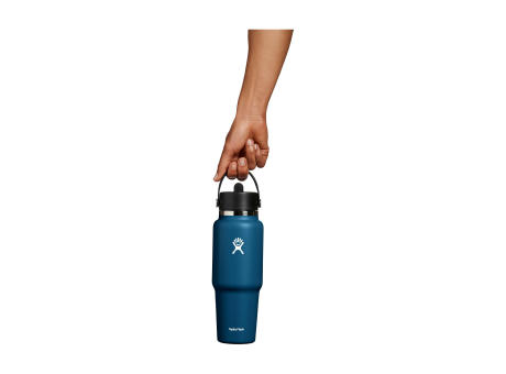 Hydro Flask Wide Mouth Travel Bottle with Flex Straw Cap 946 ml Wasserflasche