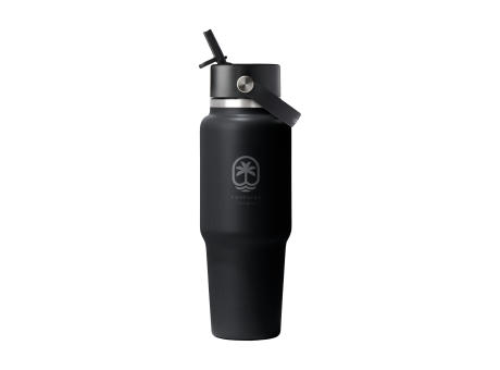 Hydro Flask Wide Mouth Travel Bottle with Flex Straw Cap 946 ml Wasserflasche